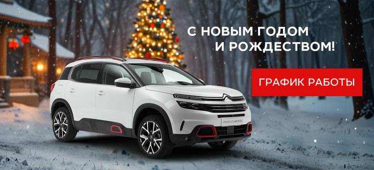 График работы наших дилерских центров в период новогодних каникул