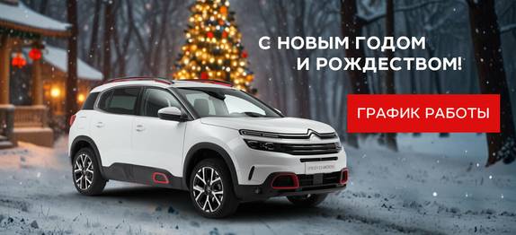График работы наших дилерских центров в период новогодних каникул