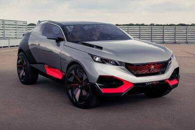 Peugeot Quartz - спортивный кроссовер для будущего