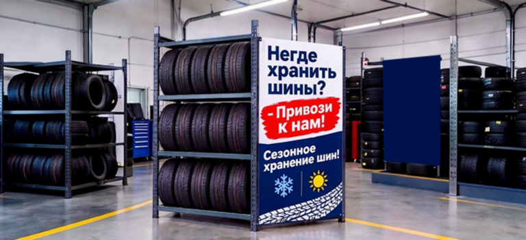 Сезонное хранение шин в нашем дилерском центре